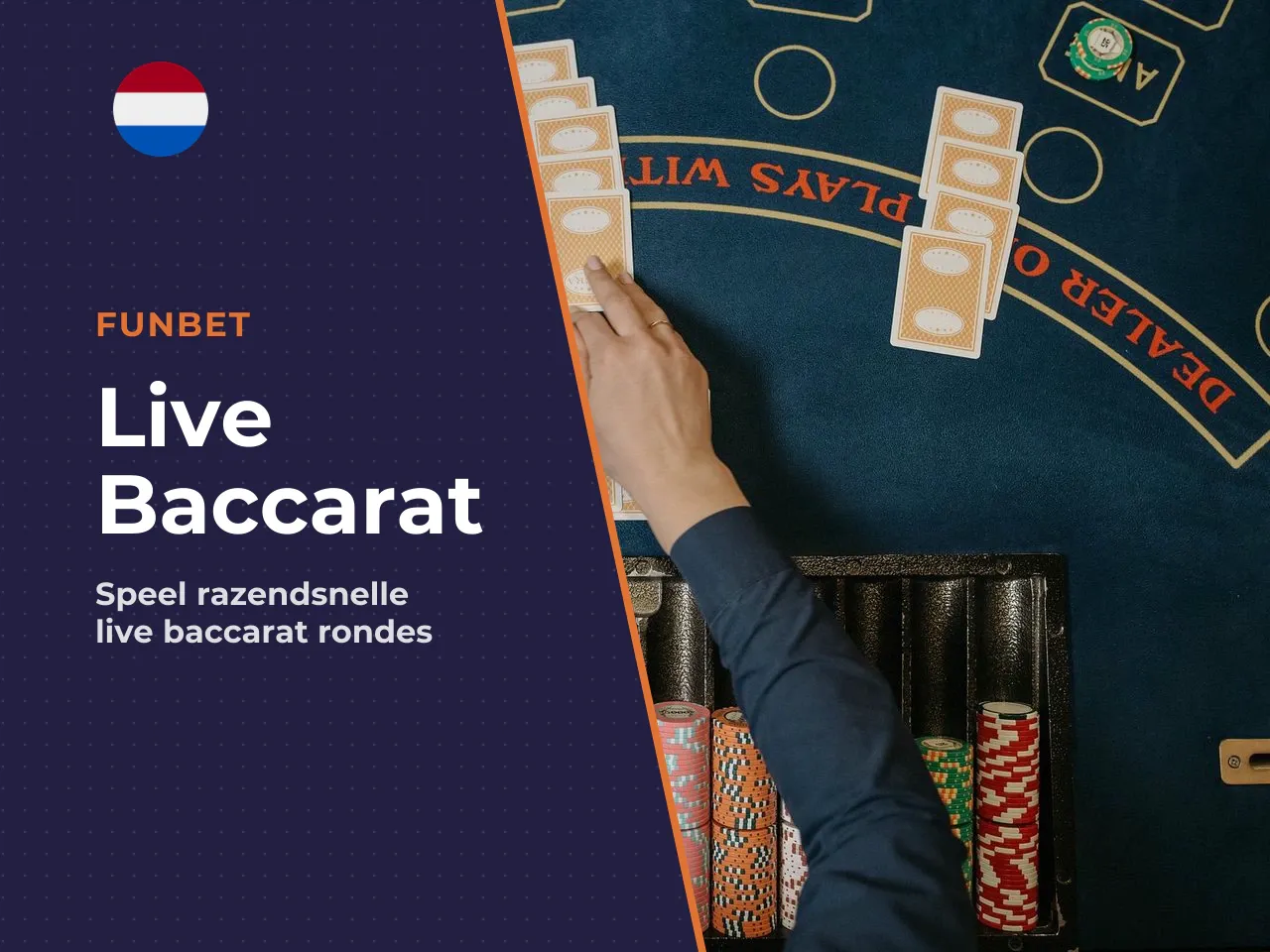 Speed, Lightning en Squeeze Baccarat. Bij