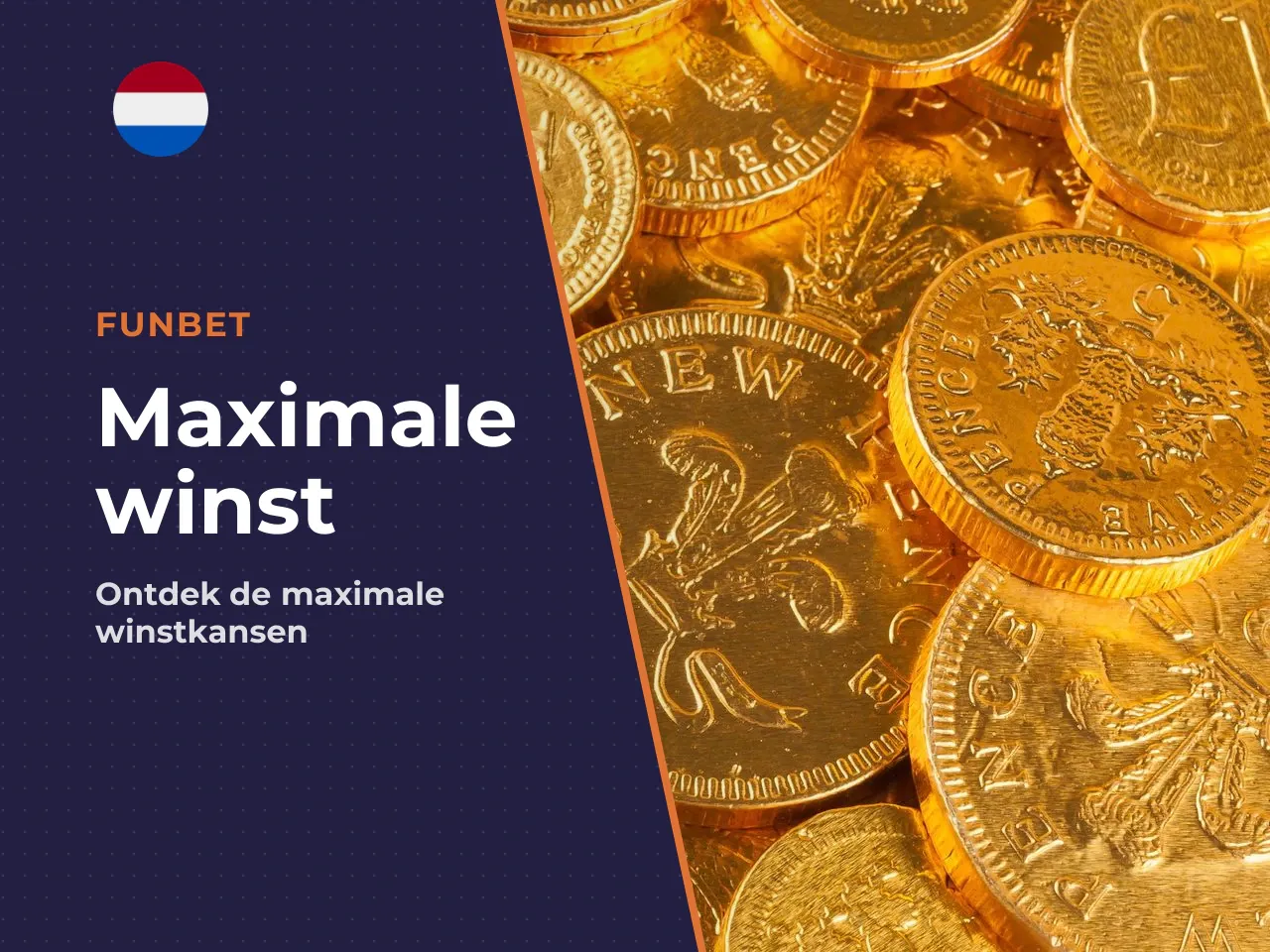 De maximale winst in euro's en