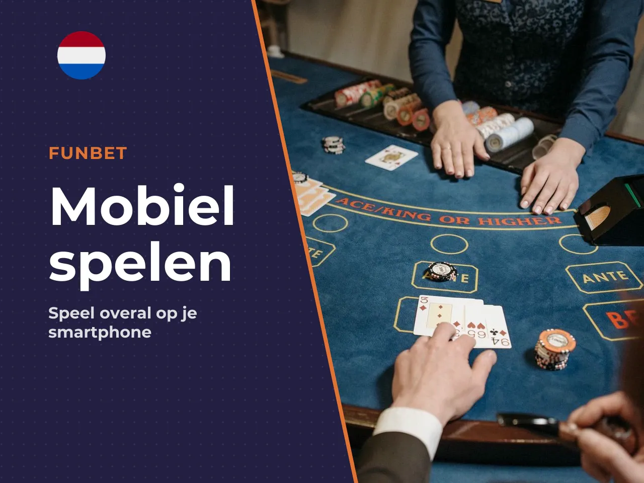 Spelen via de mobiele website van