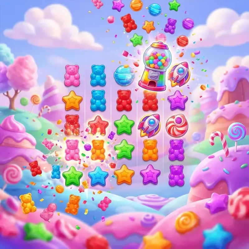 Sugar Rush gokkast spelen demo, bonus