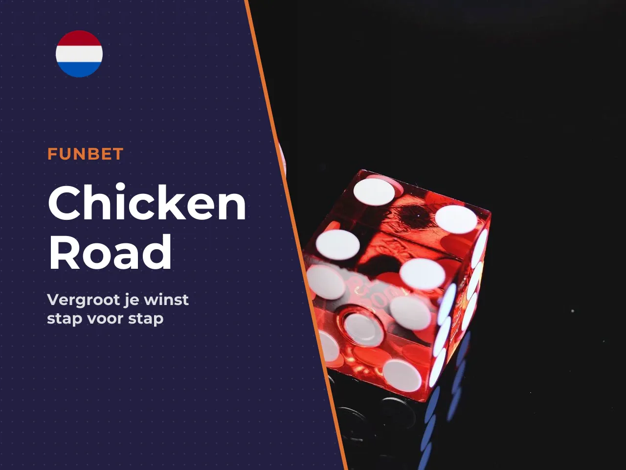 Bij elke stap die de kip