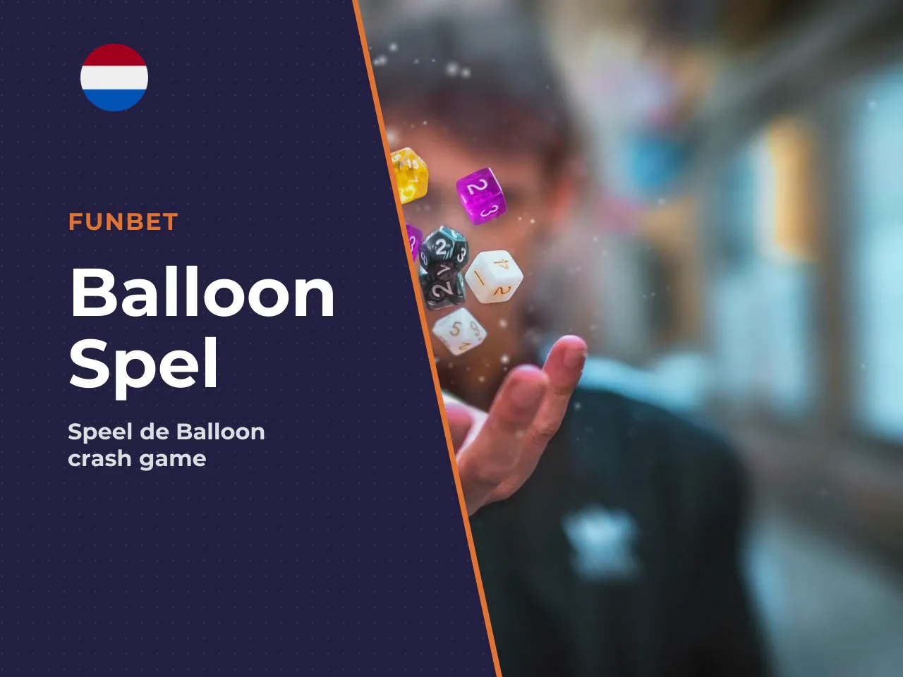 Balloon spel inzet, stijgende multiplier en