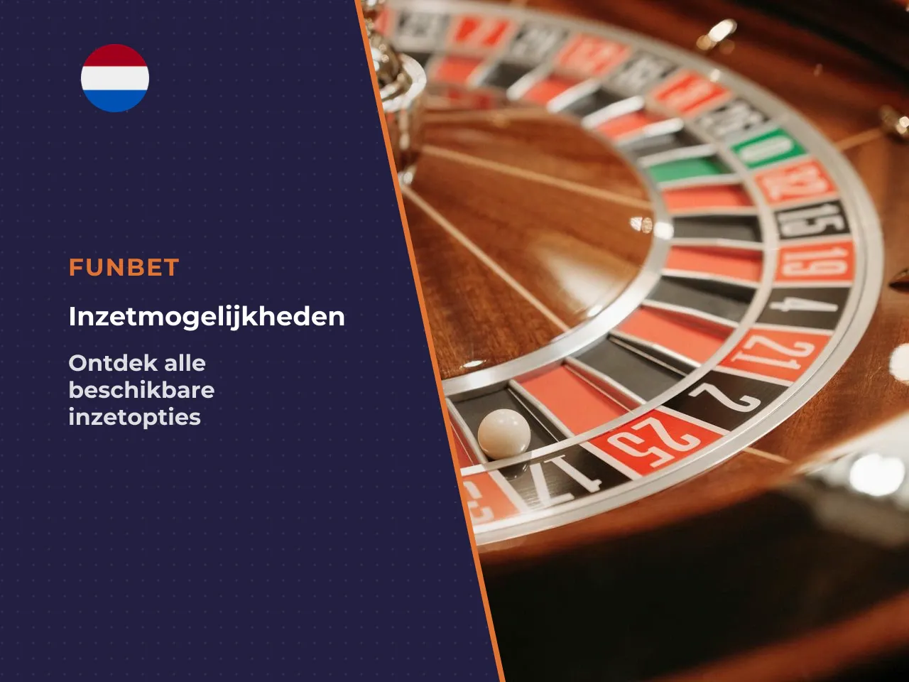 Inzetopties op nummers, letters en bonussegmenten
