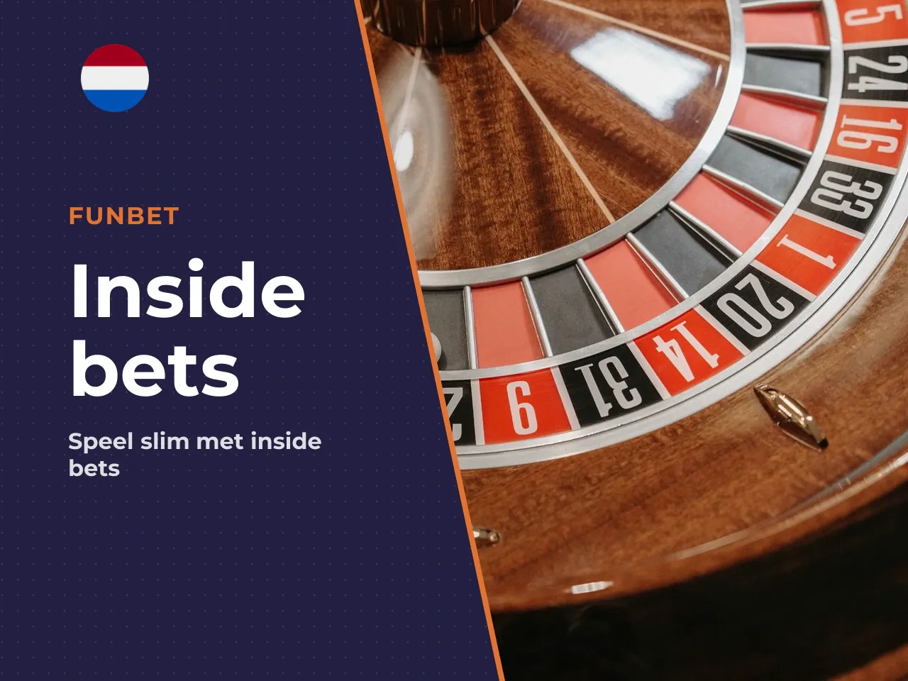 Inside bets bij roulette. Inside bets
