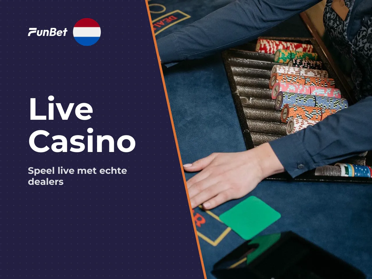 Live casino en virtuele tafelspellen. Het