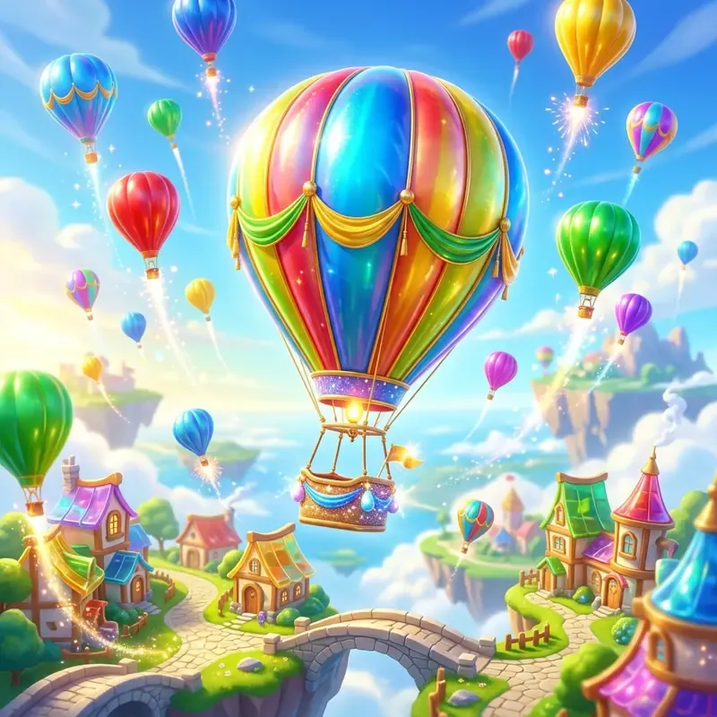 Balloon game demo, online spelen en