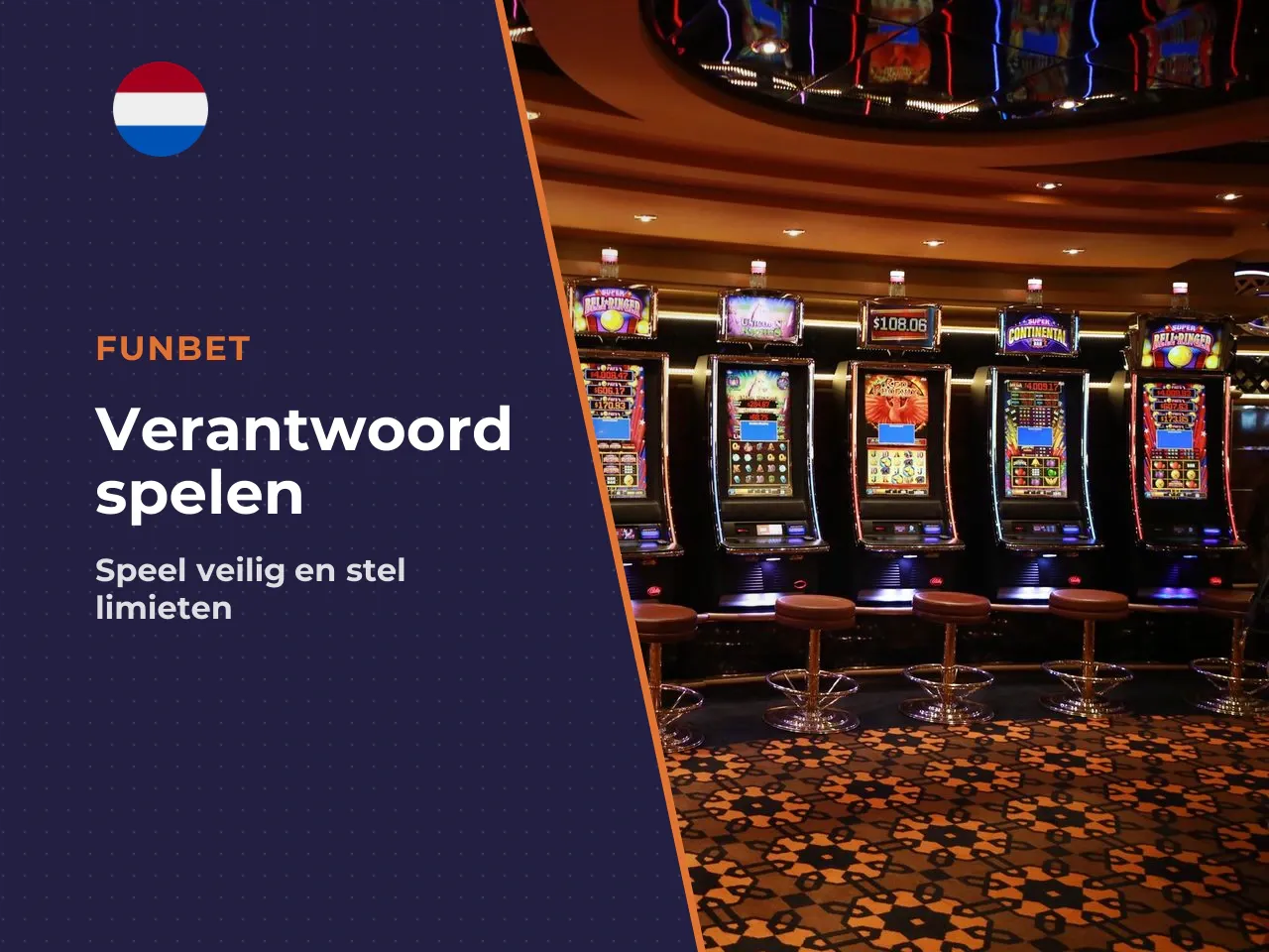 Verantwoord spelen en hulplijnen. Gokken is