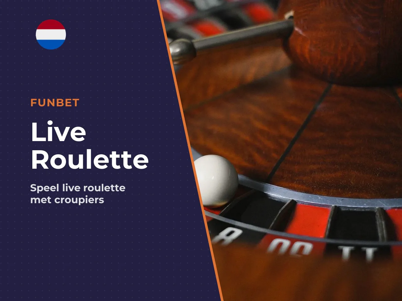 Roulette live dealer spelen in het